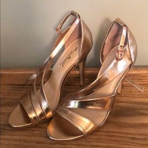 Rose gold heels
